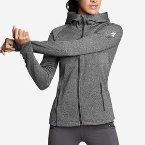 Women's Eddie Bauer First Ascent Fleece Zip Up Hoodie Medium